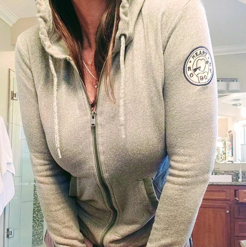 Cute Roxy zip-up hoodie